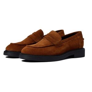 VAGABOND Alex W Suede Penny Loafer Cognac 38